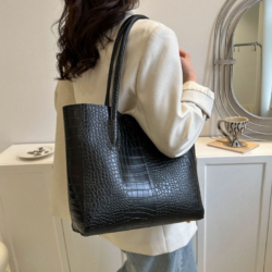 Spring New Large-Capacity Casual Tote Shoulder Bag