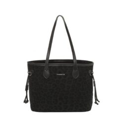 Simple Retro Large Capacity Pu Leather Tote Bag