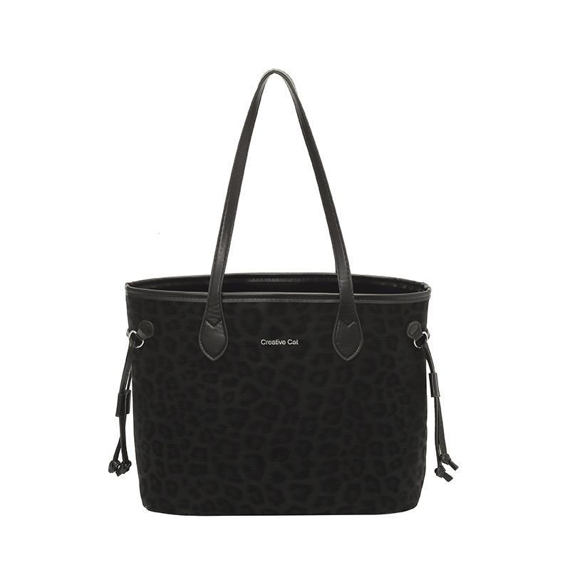 Simple Retro Large Capacity Pu Leather Tote Bag